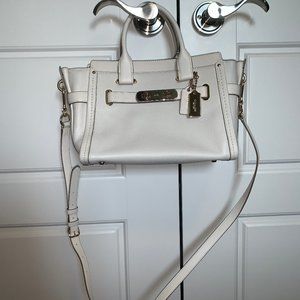 Cream Colored Leather Coach Purse